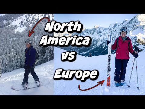 Ski Differences between Europe and North America